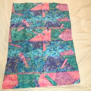 Vintage‎ 90s Springmaid Jeweled Marble Queen Size Pillow Sham Case